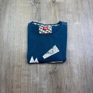 Tirol Mens Blue Crew Neck Short Sleeve Classic Comfort Graphic T-Shirt Size XL